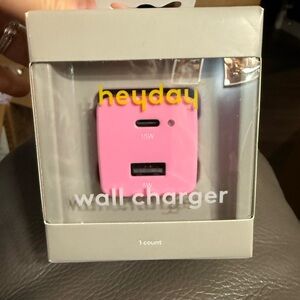 Heyday Pink Wall Charger Cube